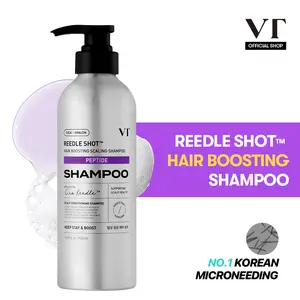[VT Official] VT Reedle Shot Hair Boosting Scaling Shampoo | Thickening & Volumizing Shampoo, Daily Scalp care, Lightweight Daily Hair Thinning Care with Biotin & Peptide for Oily, Dry, Damaged, Frizzy hair, Non Greasy Healthy Scalp | Korean Hair Care