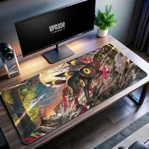 Dynamic Umbreon Pokémon Desk Mat - Action-Packed Gaming Pad for Pokémon Trainers and Fans