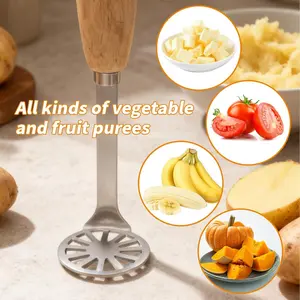 1/3 Mashed Potatoes+Avocado Slices, Manual Operation, Easy To Clean, Suitable For Home/Restaurant Use