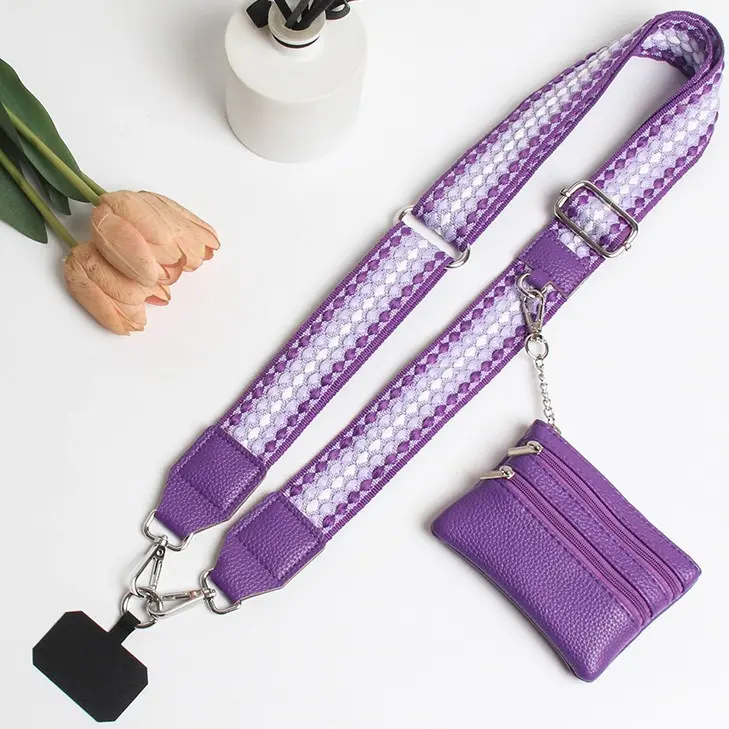 SJ-Deep Purple and White Gradient Polka Dots