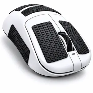 DIY Mouse Anti Slip Grip Tape Compatible with Any Mouse, Gaming Mouse, Palm Sweat Absorption,Thin, Cut to Fit, Easy to Apply, Mouse Skin (Excluding mouse)