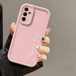 Phone case: Custom Name Phone Cases Personalized Signature Design Phone Cases Compatible with  Galaxy S25 S24 S23 S22 S21 S20 Ultra Plus A56 A55 A54 A53 A52 A16 A15 A14 A13 4G 5G Fashion All Inclusive Shockproof Soft TPU Cover