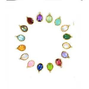 Teardrop Birthstone Prong-Set Pendant