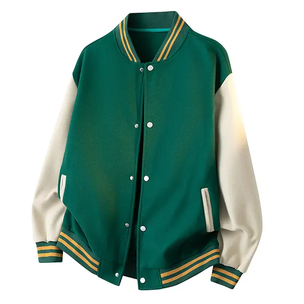 Men's Vintage Baseball Jacket, Lightweight Retro Style Coat with Button Closure for Everyday Casual Menswear, Coats, Casual Coats