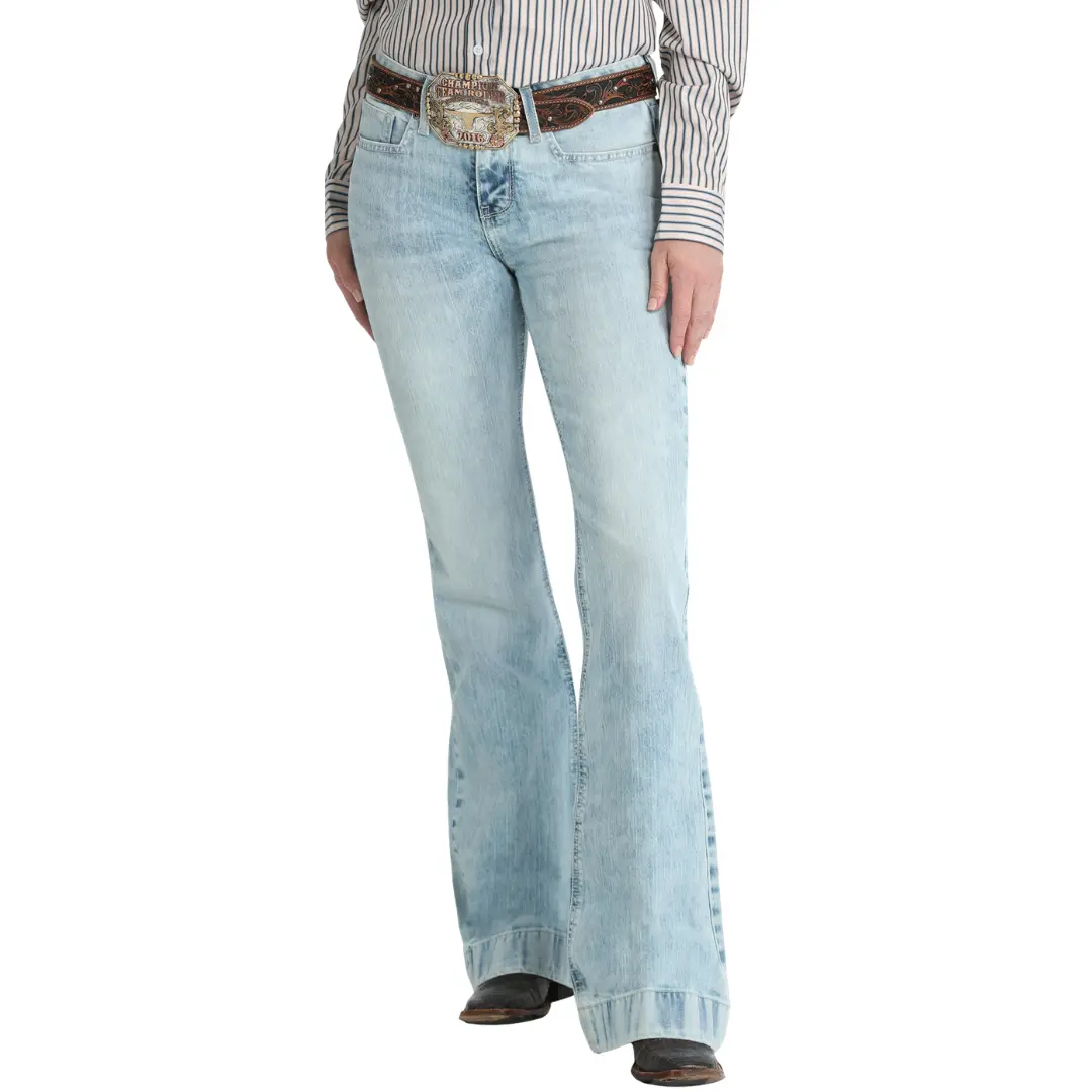 Cinch Ladies Lynden Light Stone Wash Denim Trouser Jeans MJ81454096