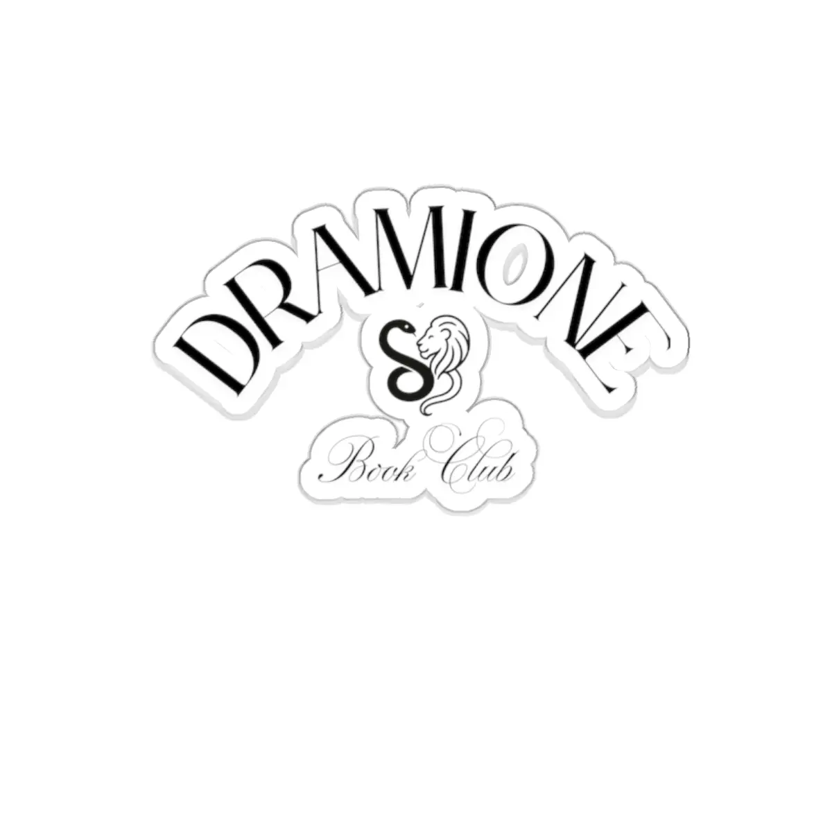 Slytherin x Gryffindor Dramione Book Club Sticker, Hermione Granger, Draco Malfoy, Enemies to Soulmates | Fanfic-Inspired Art for Laptops, Phones & Kindles