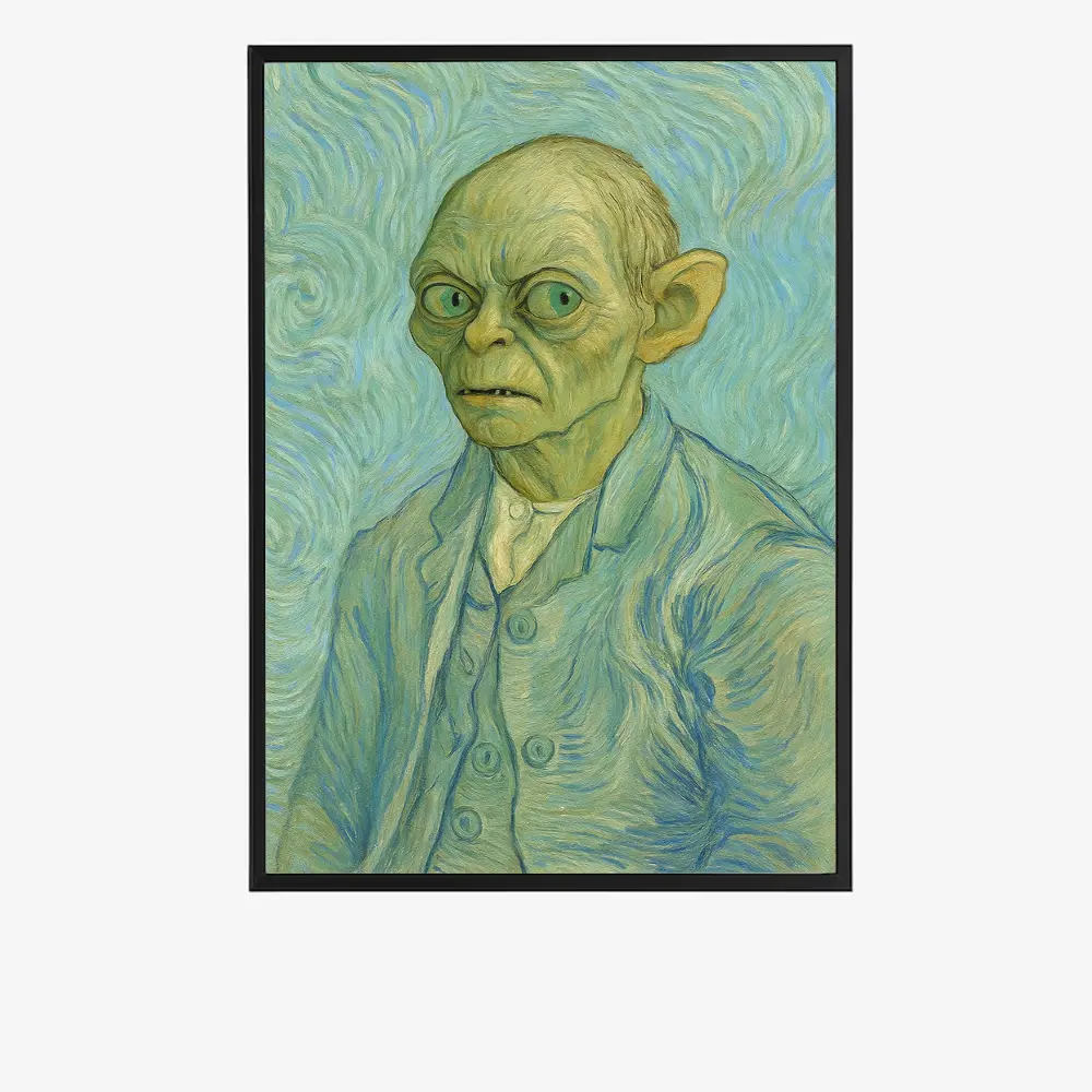 The Mona Precious – Funny Fantasy Meme Poster for Geek Room Decor Print Wall Ornaments Artistic Decoration posters room decor Photo Living Room Kitchen