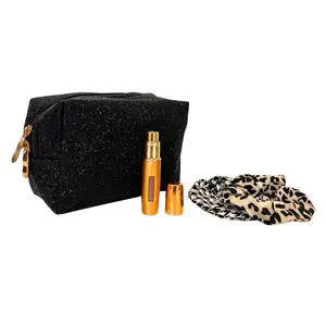 Youzey Trendsetter Travel Cosmetic Bag, Travalo& Scrunchie Set