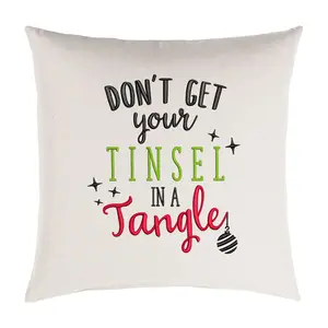 Sorra Home Tinsel in a Tangle Embroidered Sunbrella Pillow
