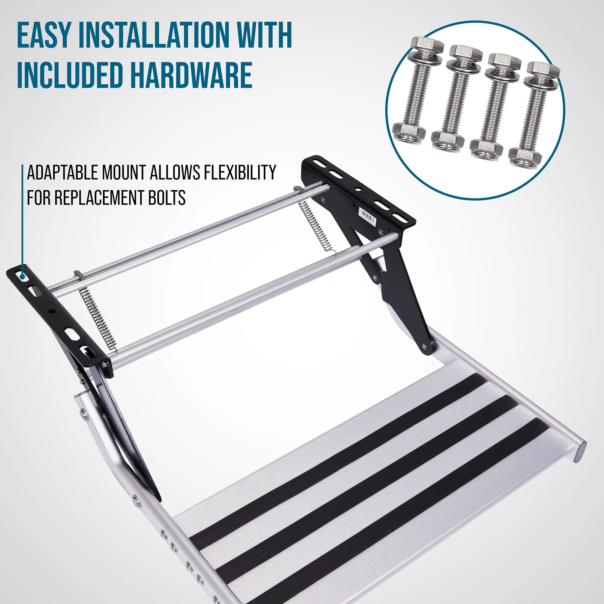 Hike Crew Manual RV Step | Universal One-Step Retractable Camper ...