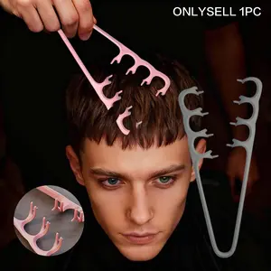 Foldable Root Lifting Hair Comb for Bang Volume and Fluffy Styling, Hair Volumizer, Wide-Tooth Texture Comb with Volume Clip Design for Lifting Roots and Adding Fullness, Korean Style Hair Styling Tool for Everyday Use