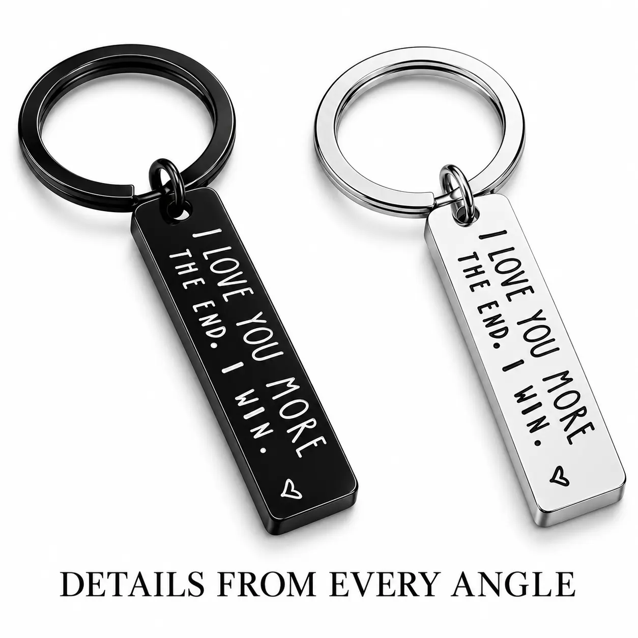 Personalized Boyfriend Keychain Custom Name Gift