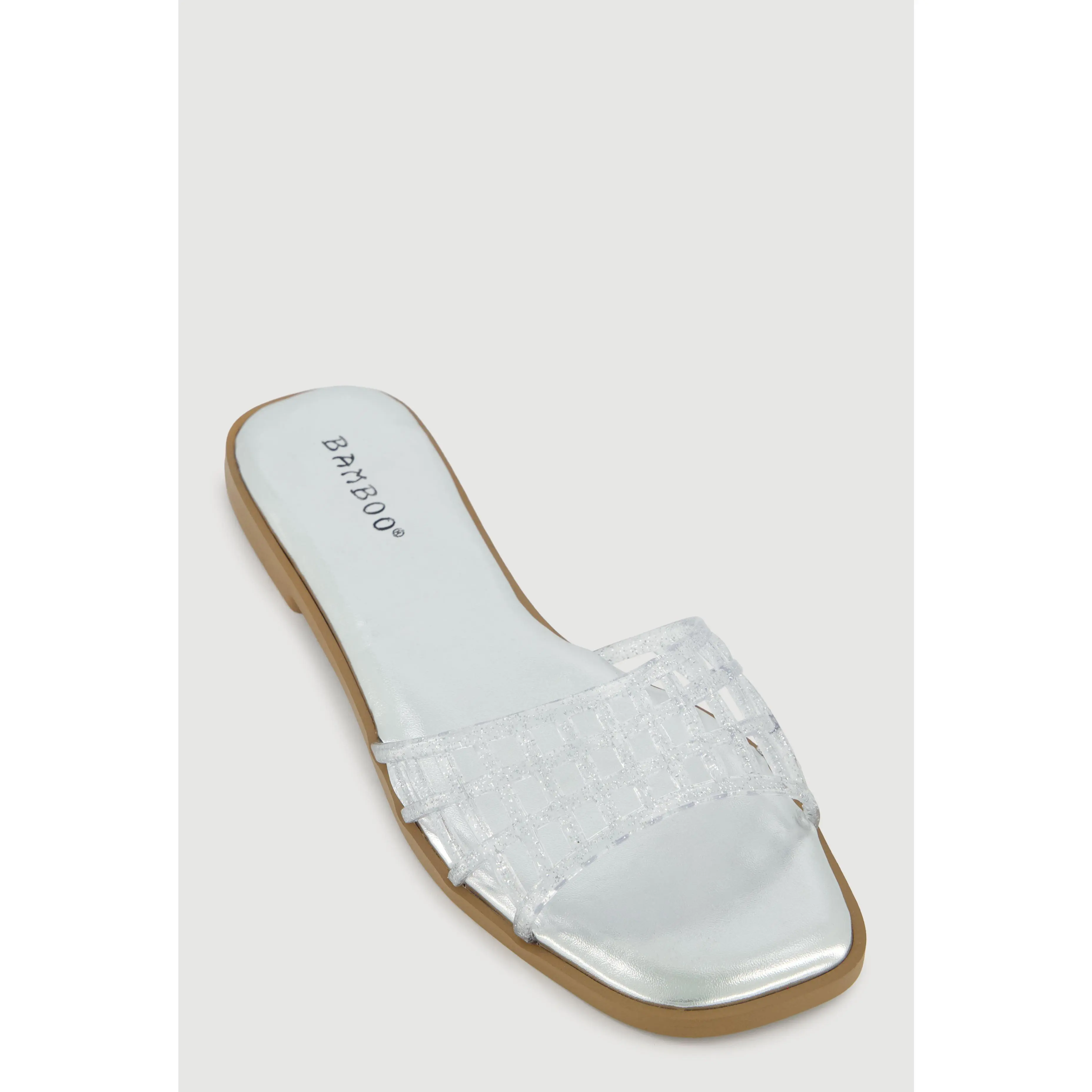 Jelly Band Slide Sandals