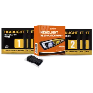 Headlight Restoration Wipes Kit (4+2 Pack)