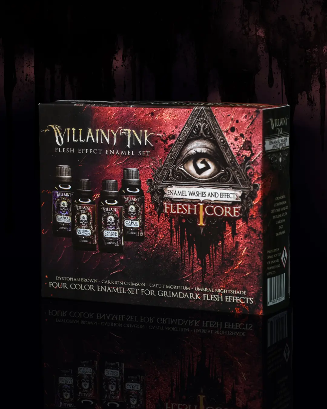 Villainy Ink Enamels Flesh Core Set 1
