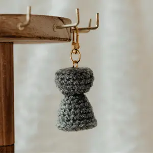 Latte Stone Keychain Guam Saipan Rota Tinian Marianas Crochet Plushie Chamorro CHamoru Bag Charm Handmade Gift