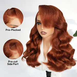 [Valentine's Day Essential] West Kiss Glueless Right Side Part 250% Density Layercut Wave 6x8 Lace Closure Wig Pre-Plukced Hair TikTokShopHolidayHaul
