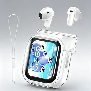 Wireless Bluetooth 6.0 In-Ear Earbuds with LED Display, Noise Canceling & Waterproof, Low Latency Gaming Sound, Built-in Mic for Calls, Touch Control, for Office Sports Study