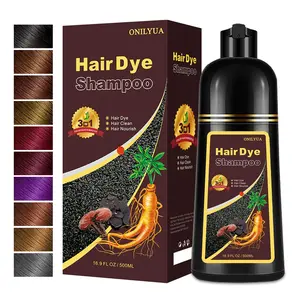 Hair Color Shampoo, Hair Dye, 3-In-1-Color-Quick Hair Dye,Plant Extracts, Long Lasting 500ML Valentine’s Day GiftHaircare