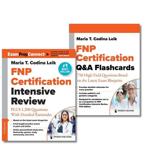 FNP Certification Intensive Review, Fifth Edition, and Q&A Flashcards Set Fifth Edition, New  (9780826170712)