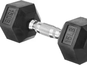 Amazon Basics Rubber Hex Dumbbell Hand Weight