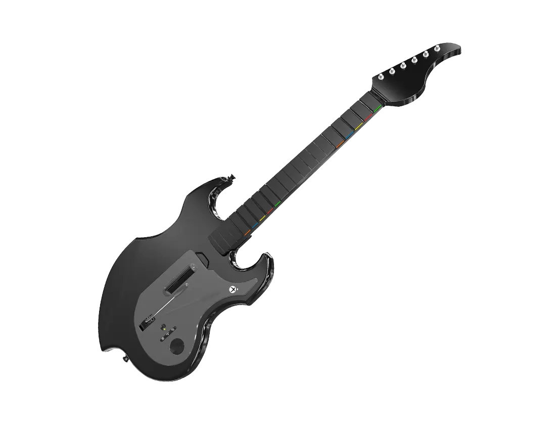 PDP Riffmaster Wireless Guitar Controller Compatible with Fortnite Festival and Rock Band 4