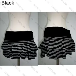 Emo Girls Summer Mini Cute Striped Women's Skirt Streetwear Hip-Hop All-match Fashion Vintage Y2K Hot Girls Slim Women's  Skirt