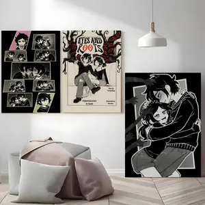 Coffin Of A-Andy And L-Leyley Painting Calligraphy Gift with prints Home bedroom living room decoration promotion and display suitable for bedroom bar parlor home decor gift fade-Resistant, Non-sticky, vibrant Wall print poster