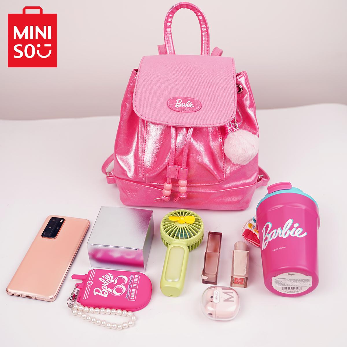 Barbie Sunlit Glow Series Pink Backpack - School Bag For Girls With Shoulder Strap For Travel For School Gift for Daughter