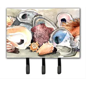 Carolines Treasures  6 x 9 In. Sea Shells Leash or Key Holder
