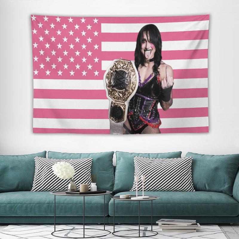 Rhea and Ripley wall tapestry poster for college dorm cave bedroom living room office party decoration gift Decorative Light