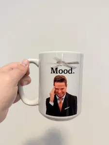 MOOD. Mug, only Fan, AJ, Karen Read Mug, FKR, Sidebar mug, Alan Jackson Mug, Alessi Mug, Yanetti