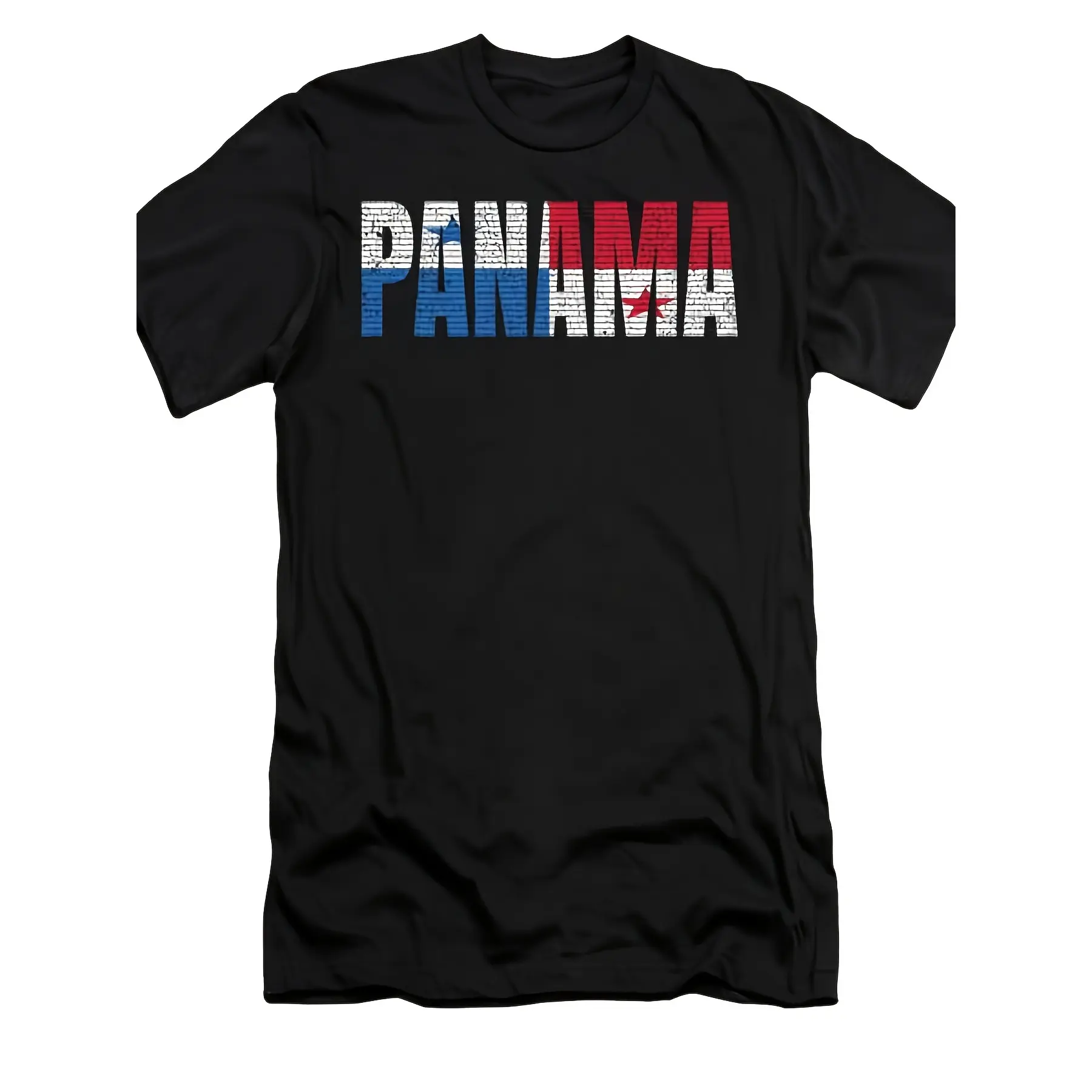 Panama Flag Vintage Panamanian National Country Gi unisex soft cotton short sleeve t shirt, vintage graphic casual tee for men women teens, perfect birthday holiday gift for camping travel gym daily street  wear