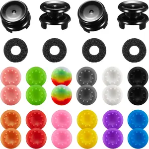 Controller Accessories Thumbstick Grips for , 2 Pairs HIGH Stick, 20 count Joystick Thumb Grips Extenders and 4 count Precision Rings Attachments for  One/Series X Control - Mixed Color 1