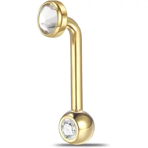 14G Titanium Christina Piercing Barbell VCH Piercing Jewelry for Women Genital Jewelry Vertical Hood