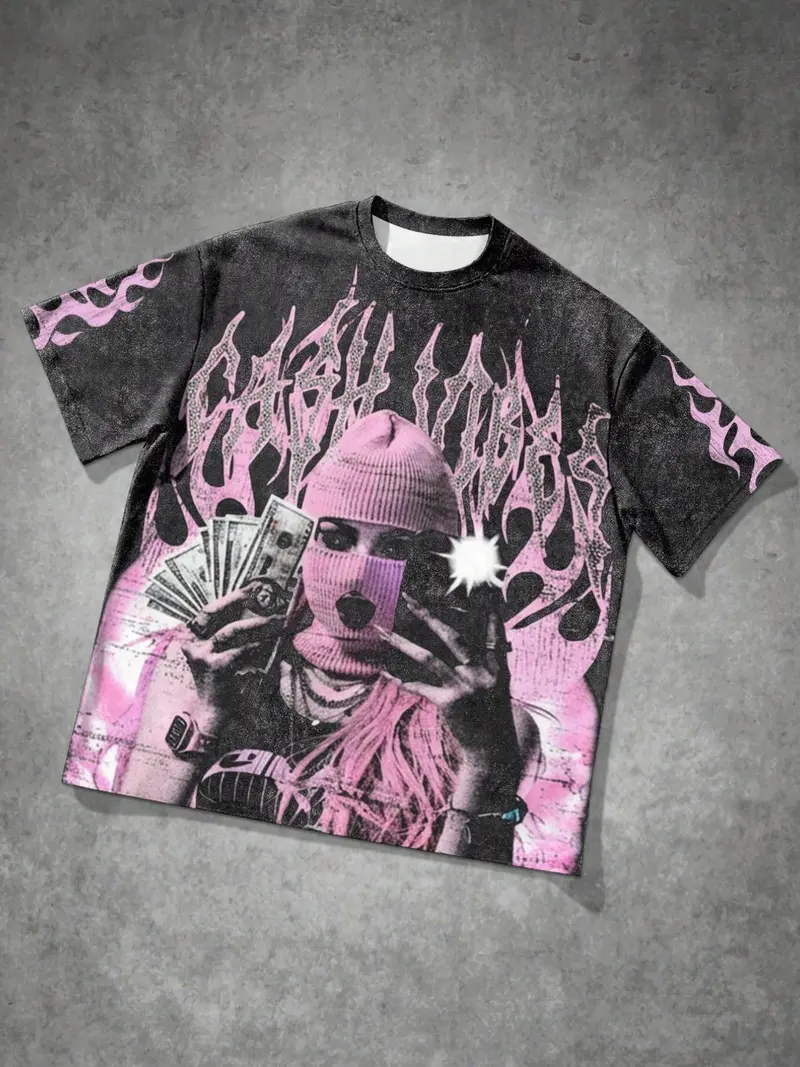 chrome hearts shirt pink logo - TikTok Shop