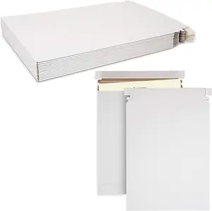 MT Products White Hard Stay Flat Mailing Envelopes9.75X12.25MAILER-15KR-MF