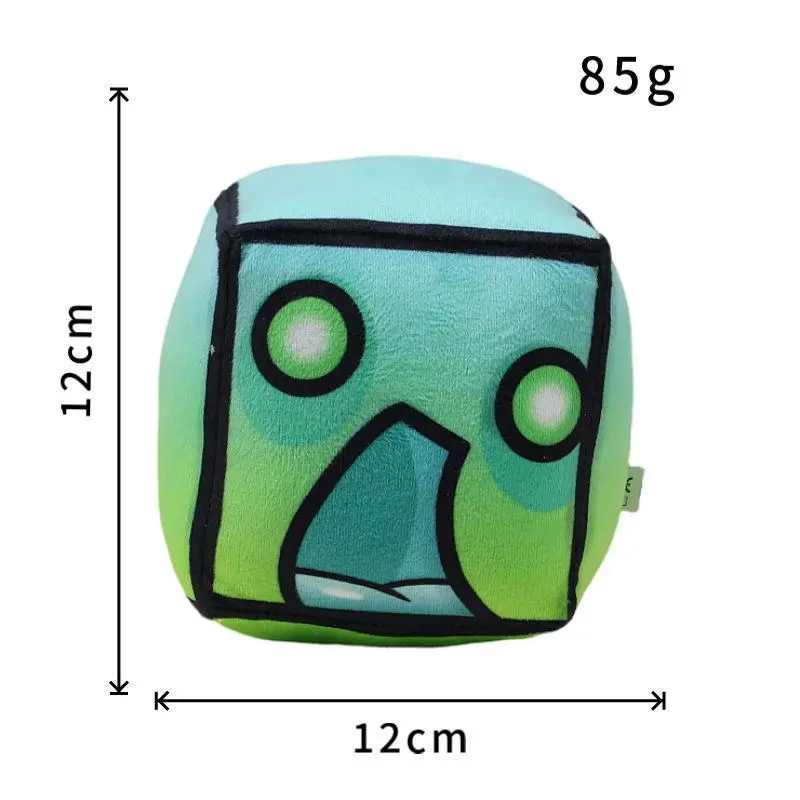 Soft Geometry Dash Cube Plush Toy Set, Cute Game Character Stuffed Plushies, Lovely Room Decor, Funny Birthday Holiday Presents for Children & Game Fans Soft Geometry Dash Cube Plush Toy Set, Cute Game Character Stuffed Plushies, Lovely Room Decor, Funny Birthday Holiday Presents for Children & Game Fans