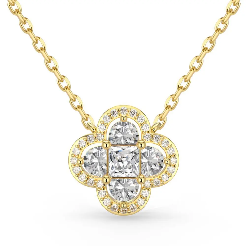 Golden White Diamond DY190714 S G WH