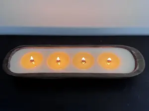 KIAN Assorted Boat Hand-Poured Soy Candle Sweet Apple & Sugar Cookie Scented Men's Candles Handmade Decor Ornaments