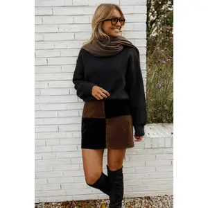 Black and Brown Asan Skirt