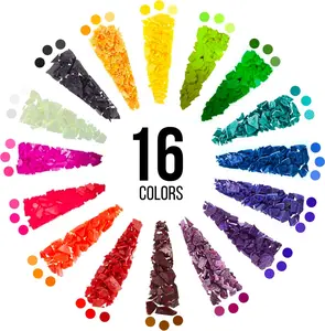 Craft911 Candle Color Dye for Soy Wax - 16 Colors (3g Each) Candle Wax Dye for Candle Making | Natural Cosmetic Grade Candle Dyes for Candle Making | Candle Wax Color Dye