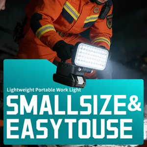 Makit Li-Ion Work Light 20W bright LED work light with a 90° adjustable head. 2 brightness modes, steady flicker-free light, dual fast charging, ready to use right out the box. Ideal for construction, garage jobs & on-the-go repairs.