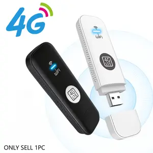 4G Portable USB Modem，Mobile Hotspot with Cat4 Chip, Supports Up to 10 Devices, Global Universal, Perfect for Outdoor Adventures and Home Use