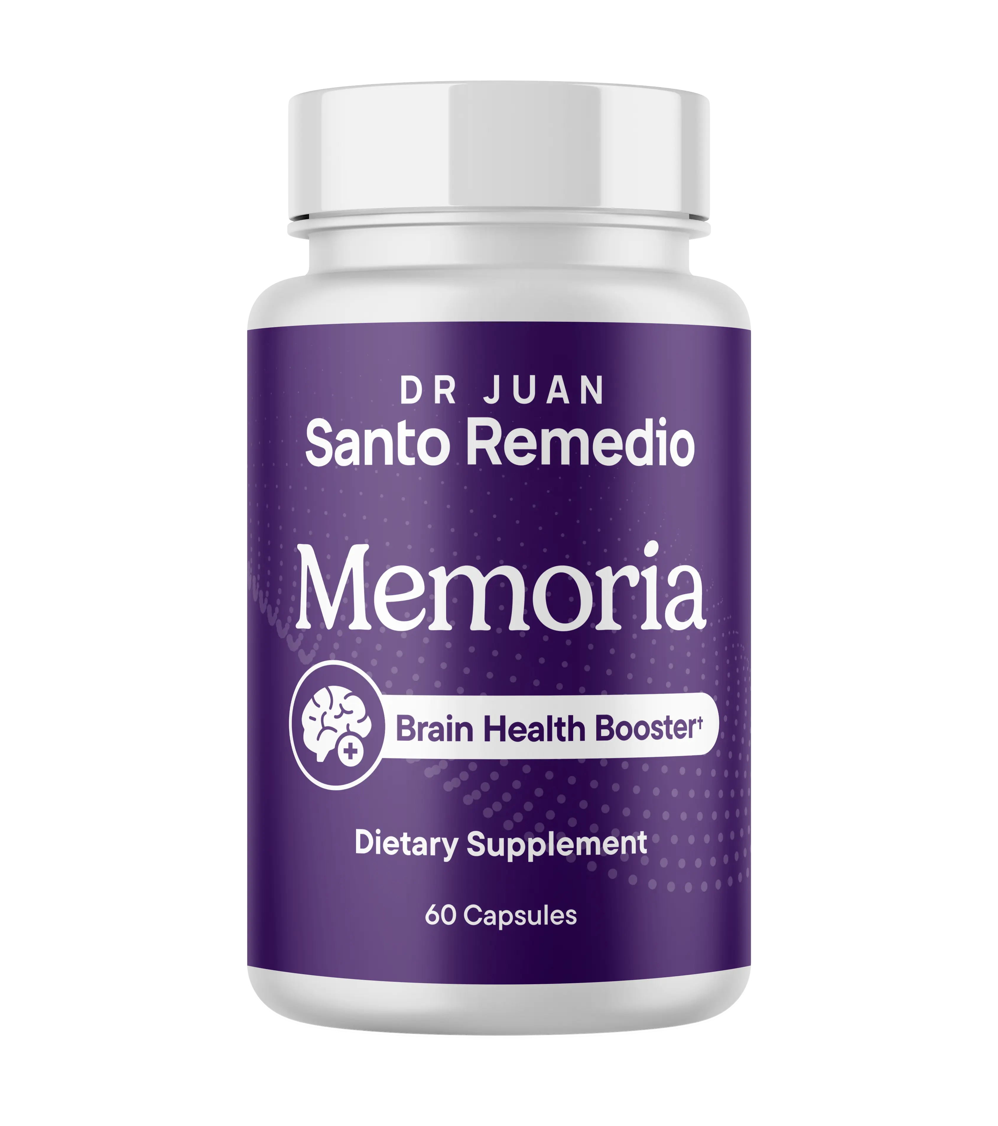 Santo Remedio Memoria, Brain Health Booster, Helps Strengthen Neural Connections, Helps Improve Attention, Memory, and Concentration, 30 Servings, Gluten Free, Non-GMO