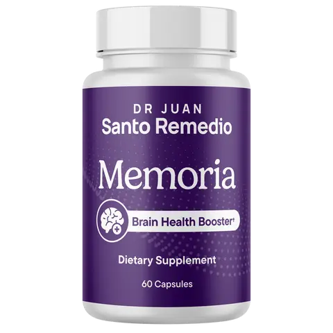 Santo Remedio Memoria, Brain Health Booster, Helps Strengthen Neural Connections, Helps Improve Attention, Memory, and Concentration, 30 Servings, Gluten Free, Non-GMO
