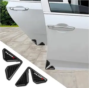 2PCS Car Door Protector Edge Guards for Car Door Corner,Carbon Fiber Car Door Edge Guards for Car Decoration,Universal Car Accessories Car Door Protector Fits Cars,SUVs,Trucks