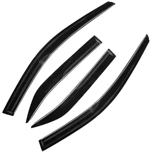 For Toyota Camry 2012-2017 Window Visors Wind Deflectors Sun Rain Guards Vent JDM Mugen Style