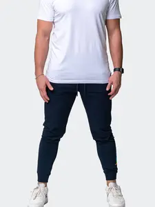 Maceoo Stretch Athletic Wear | Jogger Neon Navy