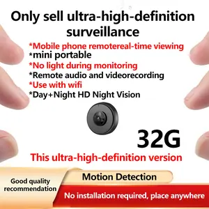 Brand A only sells super high definition version mini small camera wireless plug-in mobile phone remote no network HD night vision home camera not plug-in punch smart charging monitor recorder WIFI indoor and outdoor suit home